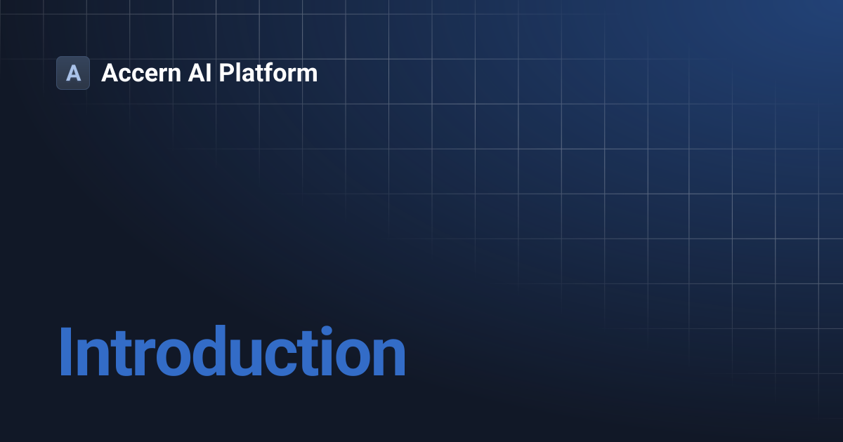 Introduction | Accern AI Platform